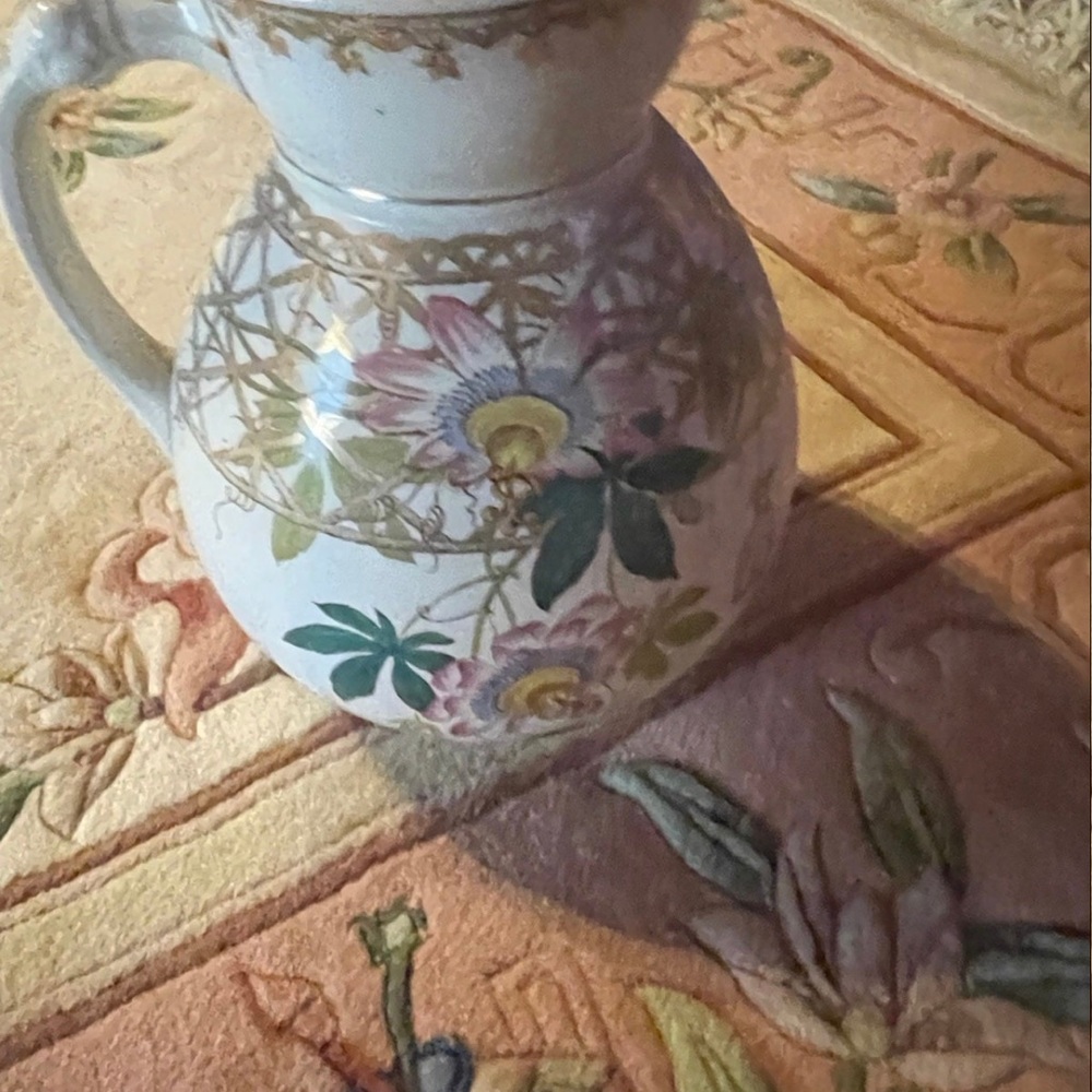 Antique pitcher and basin.